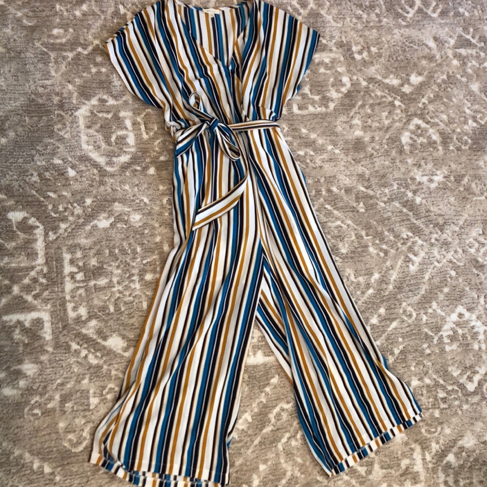 Stripped Jumpsuit
